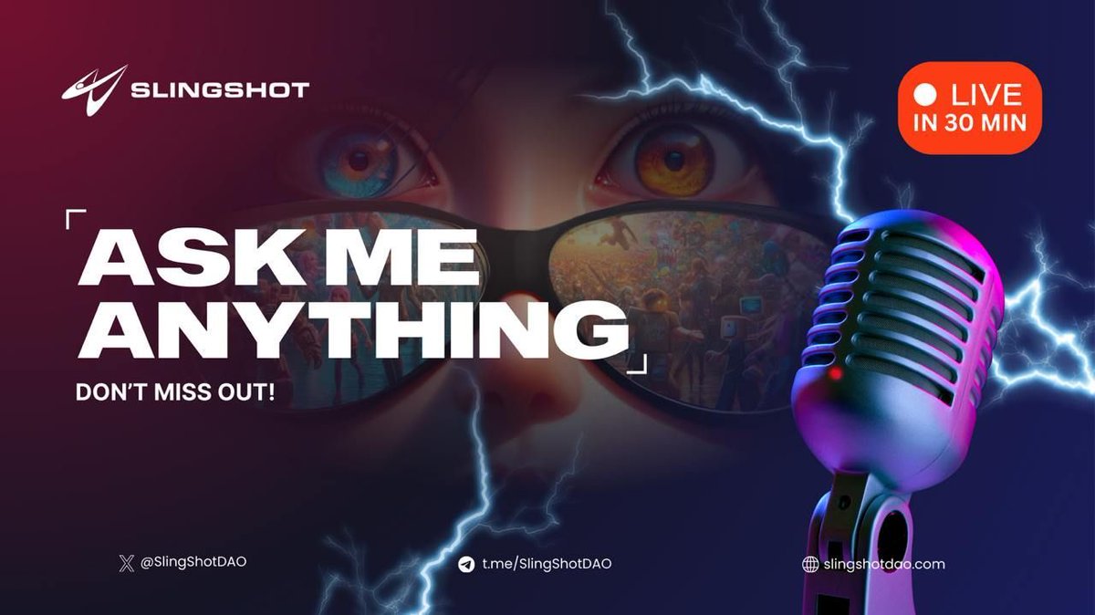 🔴🎙️LIVE AMA IN 30 MIN ON X! 🔴

🗓️ Date: Thursday, September 19th
⏰ Time: 5 PM UTC
📍 Location X

Set your reminders NOW! 🔔