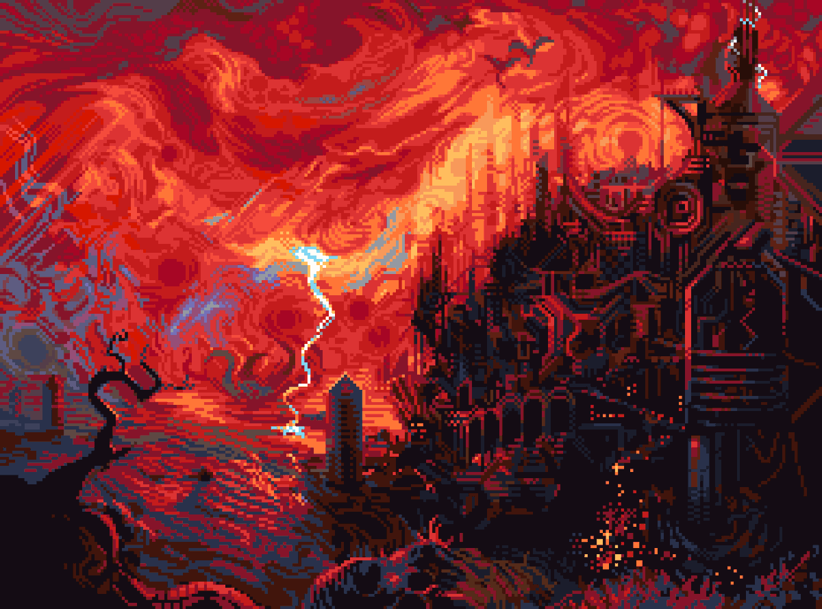 nekropolis - 29 colours
#pixelart