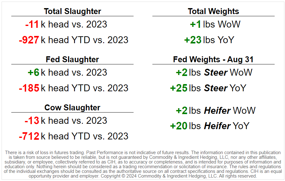 Actual Cattle Slaughter Update (Week of Sep 14)

Total Cattle Slaughter ➡️ 620k
Fed Slaughter ➡️ 501k
Cow Slaughter ➡️ 108k
#cattle #cattleslaughter