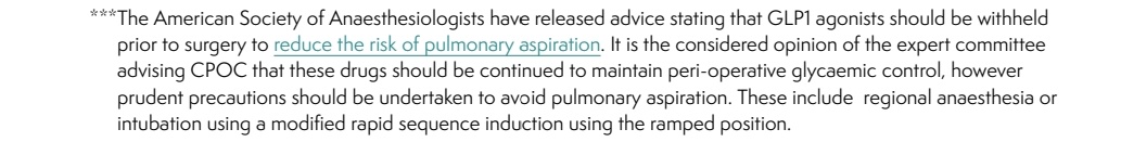 Mariapaz Sebastian (@mariapsebastian) on Twitter photo Have you read the small print on the Guideline for perioop care for pts with DM undergoing surgery?GLP1 should be continued BUT... "#RegionalAnaesthesia or intubation using modified RSI should be considered" #Beverycareful <a href="/RCoANews/">Royal College of Anaesthetists</a> <a href="/AAGBI/">AoA</a> <a href="/rosie_hogg/">Rosie Hogg</a> <a href="/GrauSegura/">Elena Segura-Grau</a> <a href="/elboghdadly/">Kariem</a> Have you read the small print on the Guideline for perioop care for pts with DM undergoing surgery?GLP1 should be continued BUT... "#RegionalAnaesthesia or intubation using modified RSI should be considered" #Beverycareful <a href="/RCoANews/">Royal College of Anaesthetists</a> <a href="/AAGBI/">AoA</a> <a href="/rosie_hogg/">Rosie Hogg</a> <a href="/GrauSegura/">Elena Segura-Grau</a> <a href="/elboghdadly/">Kariem</a>