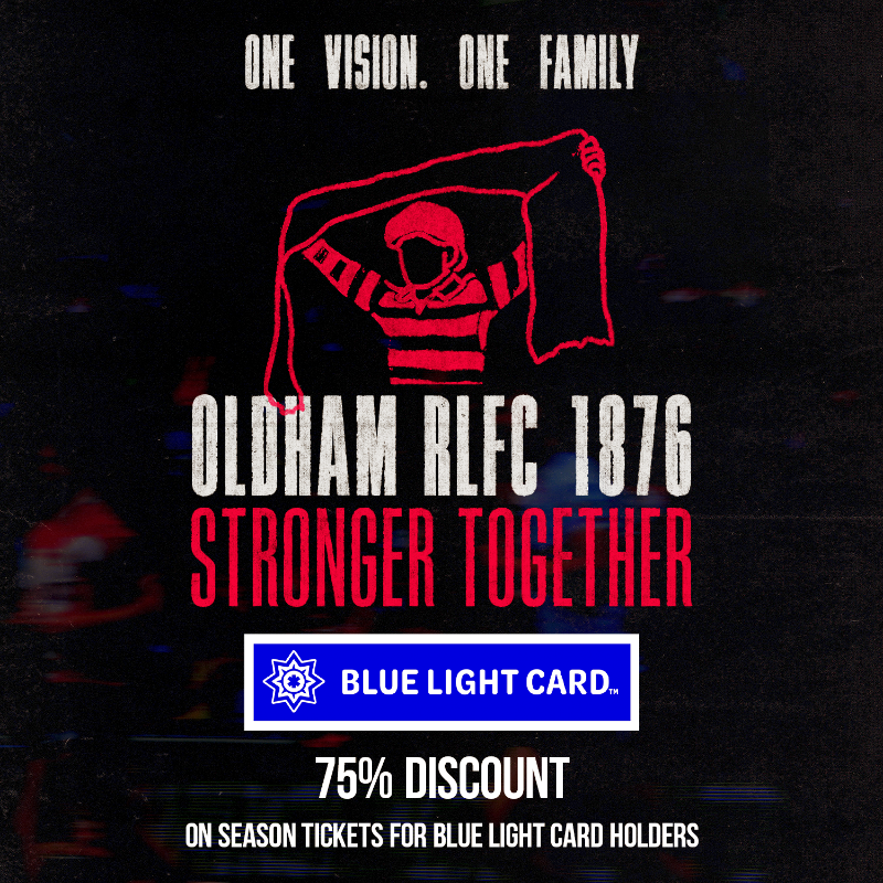 Blue Light Delight!

2025 Season Tickets launch 5pm tomorrow with huge discounts for Blue Light Card Holders!

email:
lynne.white@roughyeds.co.uk with your Blue Light Card to claim a £60 Season Ticket for our return to the Championship 🏆

One Vision. One Family
#strongertogether