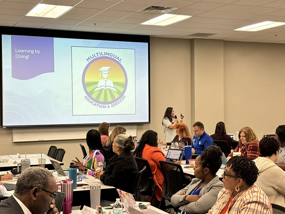 <a href="/kckps_esl/">KCKPS Multilingual Education & Services</a> Director <a href="/ms_jrodriguez/">Dr. Jacqueline Rodriguez</a> leading our Ps through supporting our ELs intentionally and actively! 

#BetterEveryDay #Leadership