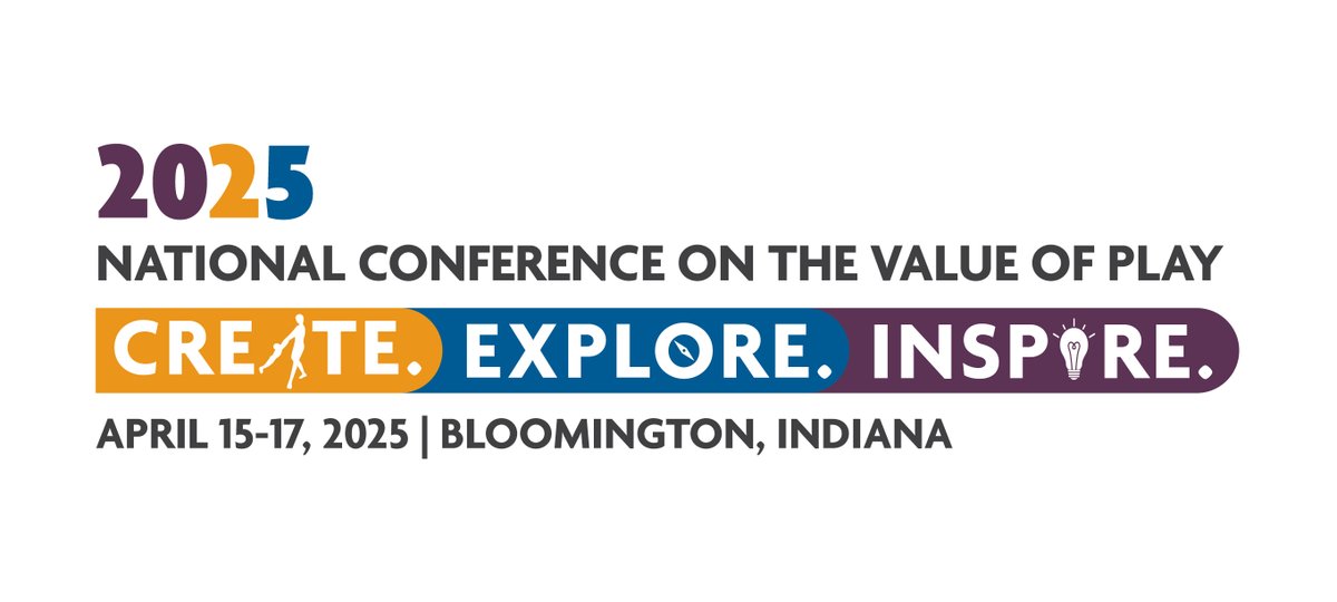 Announcing the theme for #PlayConf25 - #Create #Explore #Inspire  🥳celebrating #play as a catalyst for #learning  #creativity #art #design #exploration &amp; more! 
#BestConferenceEver #ProfessionalDevelopment #playeveryday #WePlay #PlayMatters