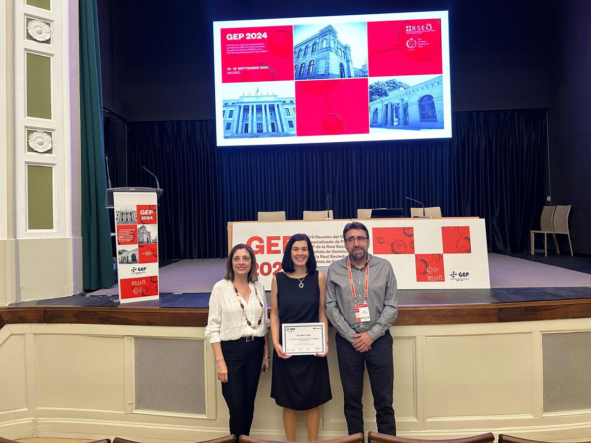 Liquid Crystals&Polymers Group: CLiP group (@clip_group_lab) on Twitter photo Proud of our former student Eva Blasco <a href="/EvaBlascoPo/">Eva Blasco</a> who has received the Outstanding Young Researcher in Polymers GEP Award 2022 during the #GEP2024 assembly. Well deserved Eva!👏 Proud of our former student Eva Blasco <a href="/EvaBlascoPo/">Eva Blasco</a> who has received the Outstanding Young Researcher in Polymers GEP Award 2022 during the #GEP2024 assembly. Well deserved Eva!👏