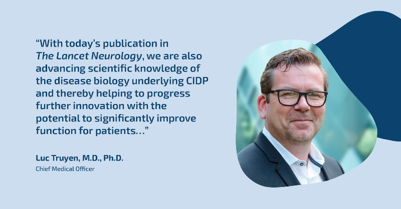 argenxglobal's tweet photo. #News: Data from the pivotal #CIDP study has been published @TheLancetNeuro, providing novel insights into this rare and debilitating condition.
 
#TogetherWeDiscover