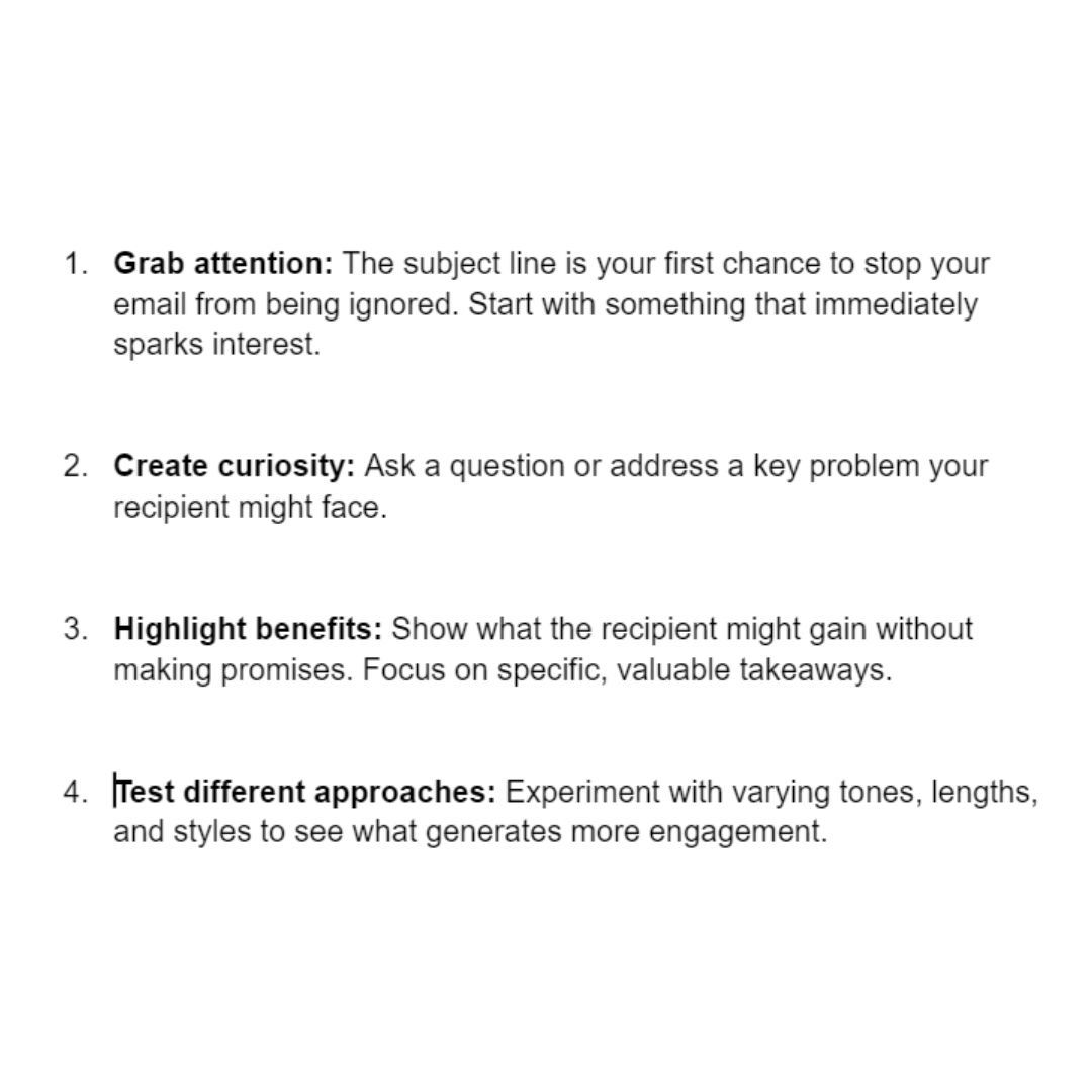 Jcob_writting's tweet photo. An effective email starts with the subject line! ✉️
#MarketingTips #Copywritting #Emailmarketing https://t.co/PPewbilshE