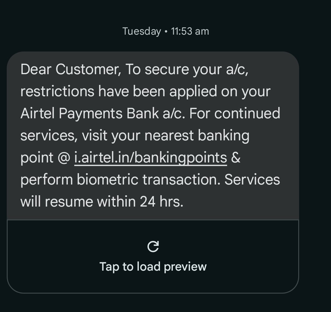 Ankitk31's tweet photo. @airtelbank #Chutiye customer care and nodal officer too 😜😜 https://t.co/v2wDBJqU3u