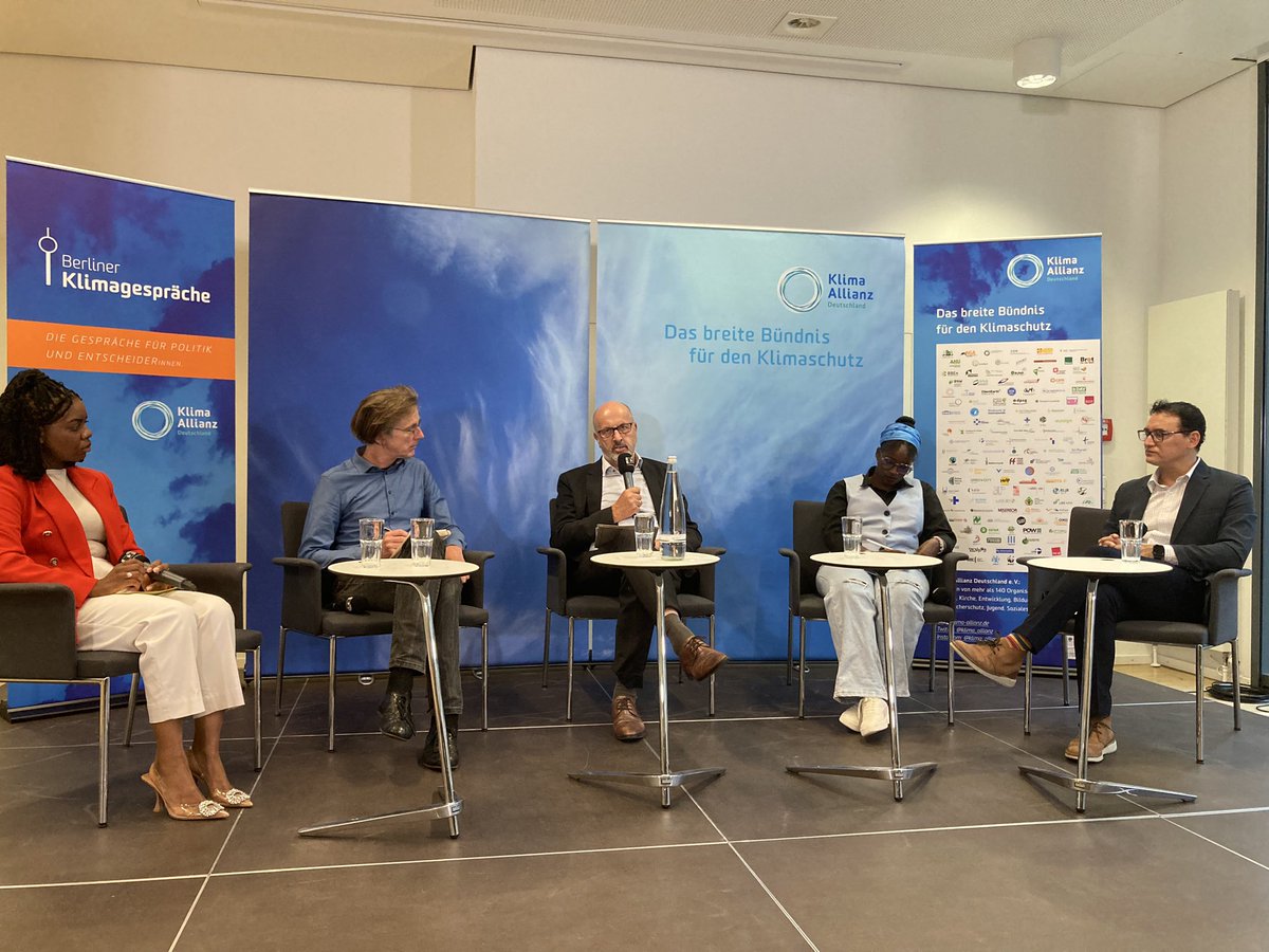 Norbert Gorissen <a href="/AuswaertigesAmt/">Auswärtiges Amt</a> #24BerlinClimateTalk <a href="/BROT_furdiewelt/">Brot für die Welt</a> on the #NCQG „The NCQG needs to address the needs of the people, the current 100bn USD are not enough“