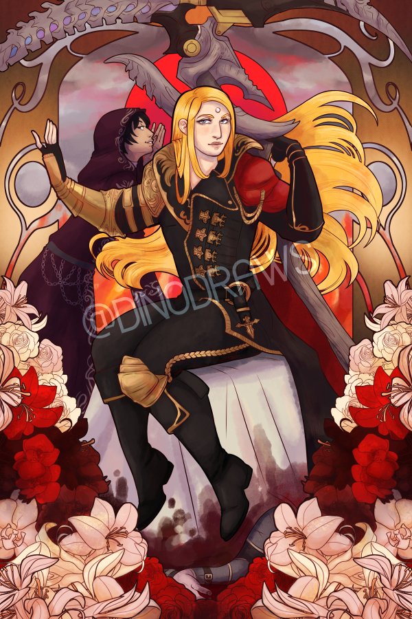 My piece for <a href="/ZenosZine/">Wild Hunt: A Zenos Zine @ COMPLETE</a>  !! So happy to be able to show it off!