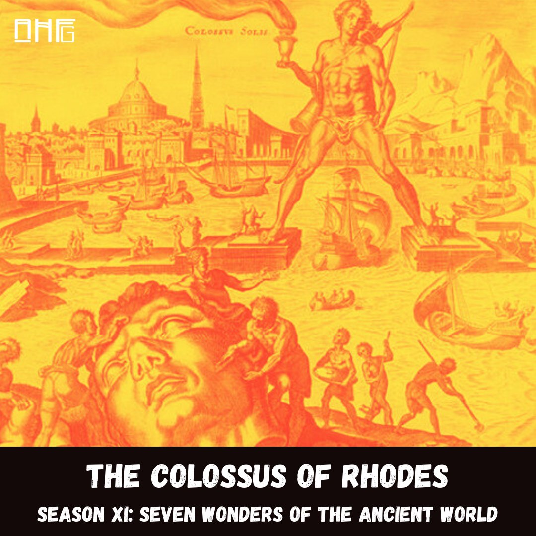 Today we’re going to talk about yet another giant statue in the Seven Wonders lexicon—one that was once depicted straddling the harbor at Rhodes, holding aloft a torch.

Join us as we unravel the mysteries that surround this statue. 

Listen here: bit.ly/3TyUpT2