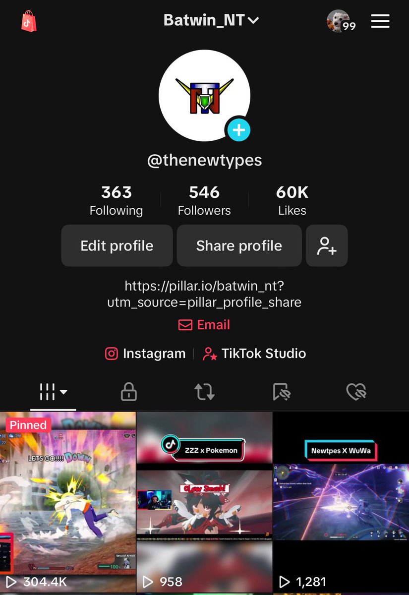 Batwin_NT's tweet photo. Sheeeesh! #TheNewTypes first 300k video! 60k on the channel too! So proud of this! Thank you to @TextureAnimate! Go follow his YT & other socials! https://t.co/HaYogWlwxE only up from here! More to come, we will never give up! #NT4ever #Batwin #Magic #Hype #Newtypes https://t.co/46yJQFtGUy