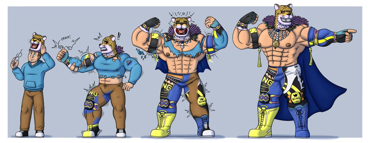 For today here's a King TF, a character from Tekken.
Commission for <a href="/BrainyKong/">Brandon Kong</a>
Hope you like it! 
#TFEveryday #TFTuesday