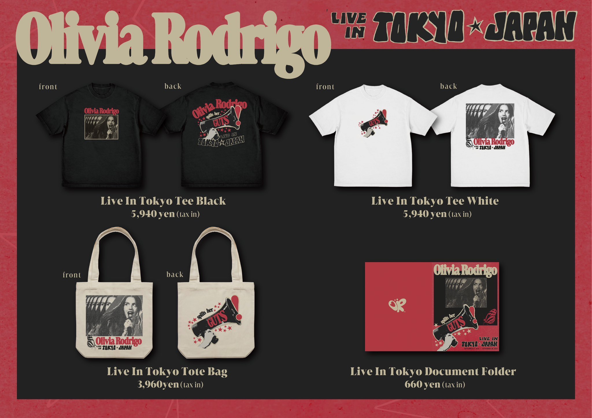 オリヴィアロドリゴ 有明アリーナ Tokyo限定 Tシャツ Mサイズ 🏁 on X: 