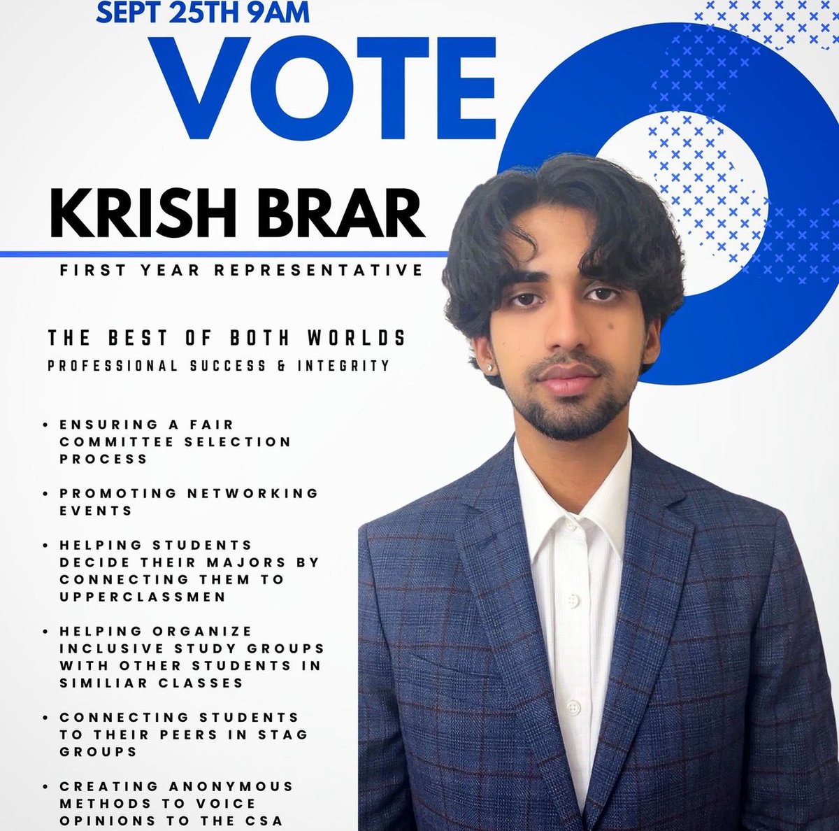 Hey Asper 1st years! Please support my amazing son, as he runs for 1st Year Rep <a href="/asperschool/">Asper School of Business</a> He's passionate about making a difference and would be honored to have your vote! He will work tirelessly to ensure your voices are heard, please share with fellow Asper students.