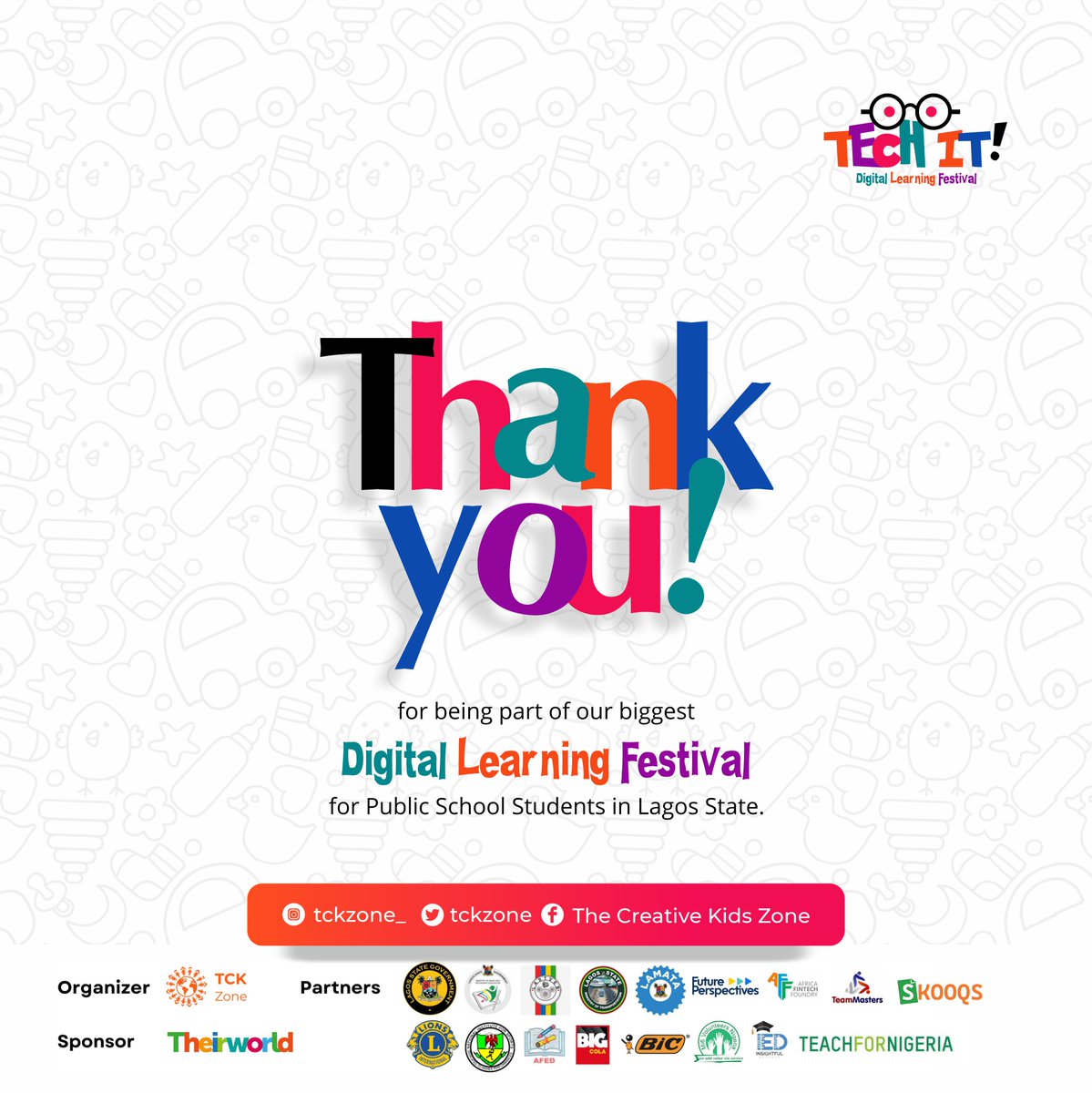 A huge thank you to everyone who helped make the TECH IT! Digital Learning Festival such a resounding success! 🎉

From the enthusiastic students and dedicated teachers to the inspiring speakers, hardworking volunteers, incredible exhibitors,