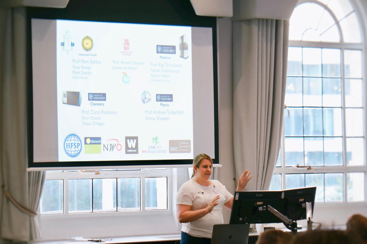 Lindsay Baker provides an excellent example of how NMR can complement other tools such as cryoET to study membrane proteins <a href="/UniofOxford/">University of Oxford</a> #NMR #cryoET #membraneproteins