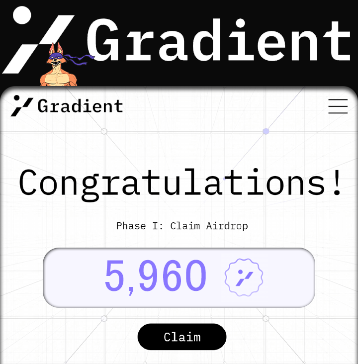 0x_Swiper's tweet image. Gradient airdrop will be the biggest among DePIN

Backed by Pantera &amp;amp; Sequoia Capital

Cost: FREE
Time: 15 min

Maximize your score by using my video guide🧵👇