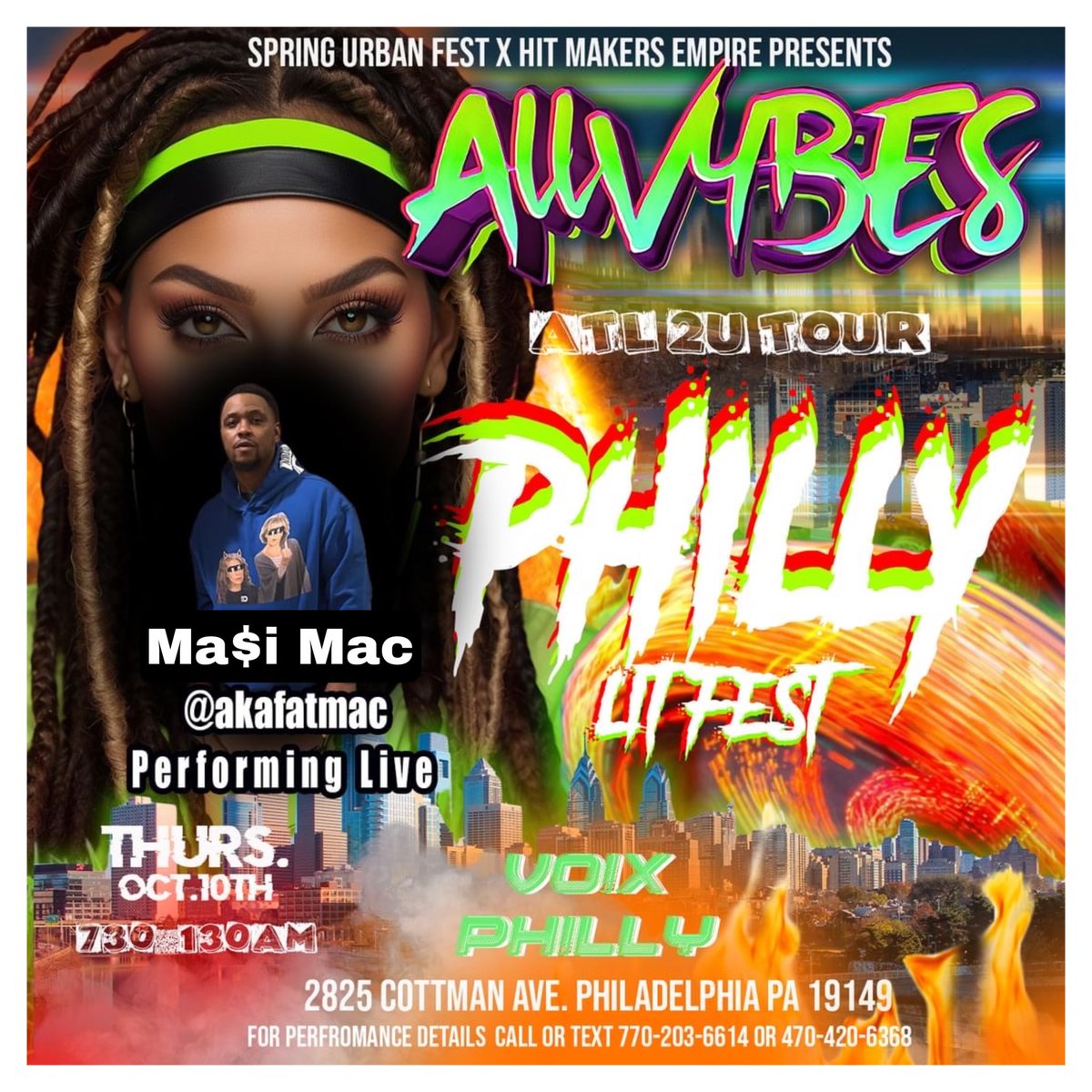 akafatmac2's tweet photo. If u in Philly October 10th tap in https://t.co/1aE7Mm375j