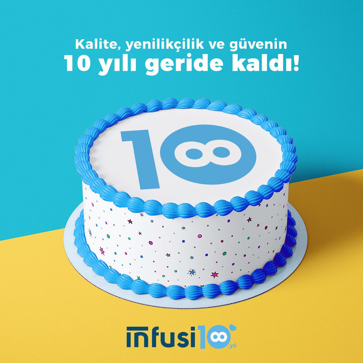 Bugün, başarı dolu 10 yılı kutlarken; gelecek için daha güçlü, daha yaratıcı ve daha etkili işler başarmak için sabırsızlanıyoruz.