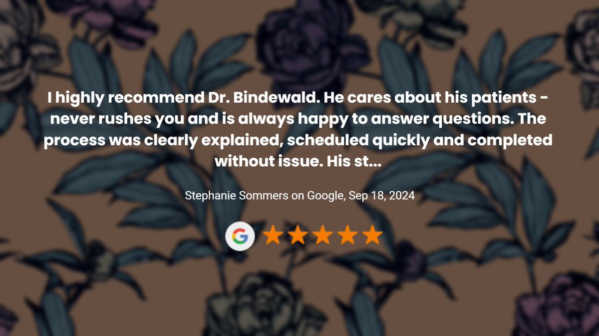 MattBindewaldMD's tweet photo. Thank you, Stephanie for leaving us a review.
Read full review: https://t.co/cttlR519Yy https://t.co/wbQAgIe8WJ