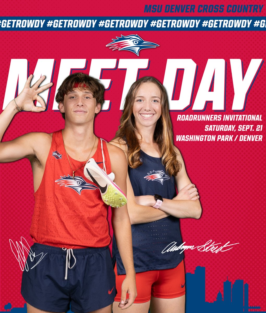 🚨HOME MEET ALERT🚨

😈 Roadrunners Invitational
🕣 8:30 a.m. - men's 8K
🕘 9:15 a.m. - women's 6K
📍 Washington Park, Denver
📰 bit.ly/4dbGKZ0
🏆 bit.ly/3XP6eqJ

#GetRowdy🔴🔵