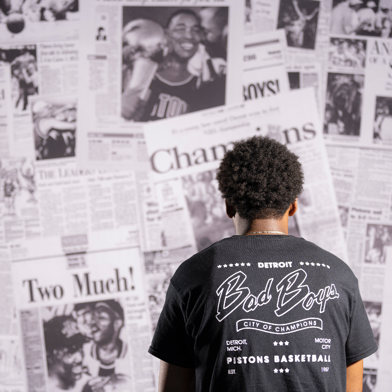 DetroitPistons's tweet photo. New merch just leaked...