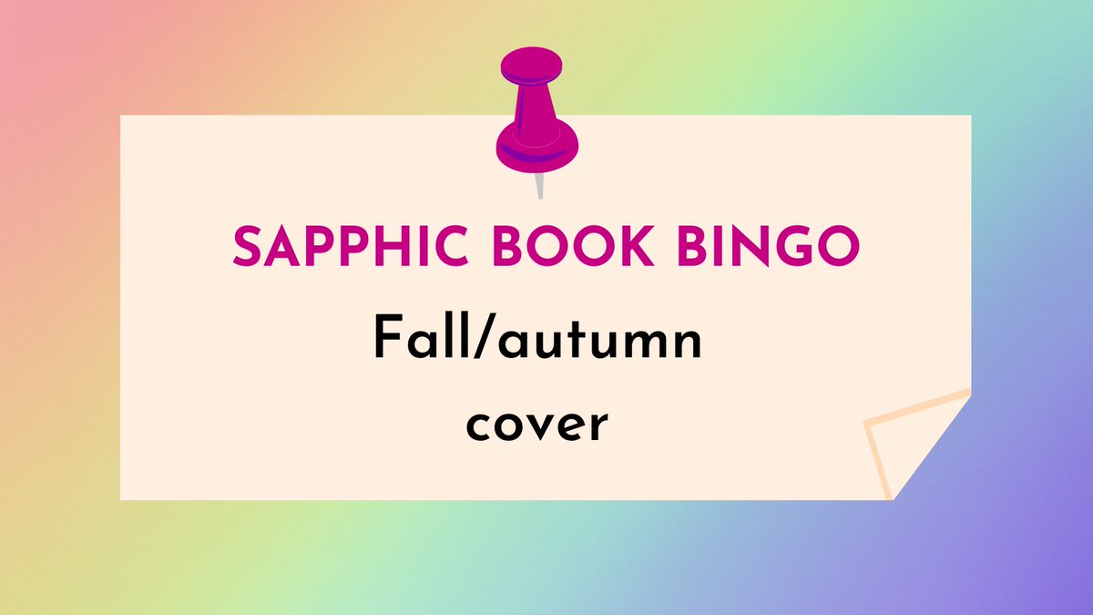 Since fall officially starts in the Northern Hemisphere this weekend, this week’s Sapphic Book Bingo post features sapphic books with a fall/autumn cover.

Check out the 15 recommended books on my website: jae-fiction.com/sapphic-books-…

#SapphicBooks