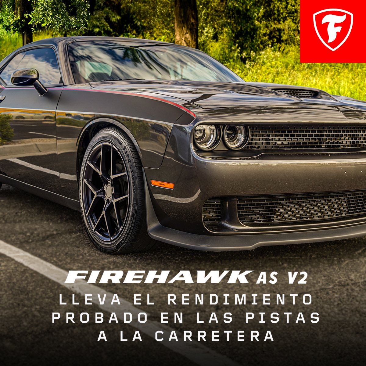 Disfruta de cada curva con el impresionante rendimiento en condiciones húmedas y secas de nuestra Firehawk AS V2. 🛞 Encuéntralas con tu distribuidor más cercano: spr.ly/6015W5kT7