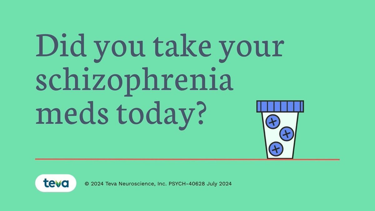 MentalHealthAm's tweet photo. #Schizophrenia may cause problems with attention and memory. So is it really any surprise people might forget to take their medication?
Visit #Tevapharm at Booth T22 in the #MHAConference Expo Hall to see how a long-acting injectable might be an option to help you stay on track. https://t.co/n1pvqwFpx7
