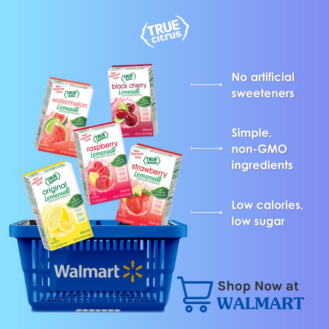 truelemon's tweet image. You can find most of our Lemonades/Limeades at Walmart! Or else, you can shop on our website at spklr.io/6010Q14C and Amazon! 😊