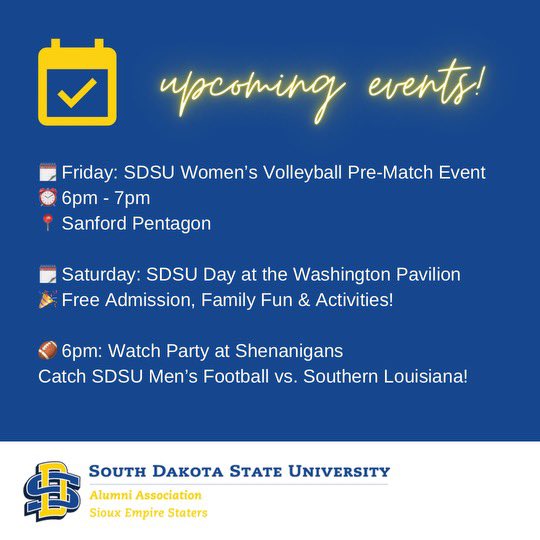 🚨 🐰Exciting Week Ahead for SDSU Fans in Sioux Falls! 🐰🚨