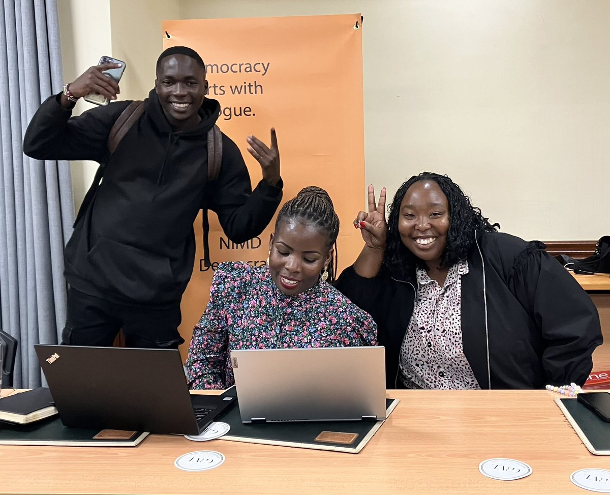 Fabulous week with our Democracy Fellows in Kenya 🇰🇪. We just hosted an X space in honour of Democracy Day on AI and youth political participation. <a href="/WeAreNIMD/">NIMD</a> <a href="/NIMDKenya/">NIMD Kenya</a> #WYDEngagement #GoodGovernance #WYDEYouth 🇪🇺