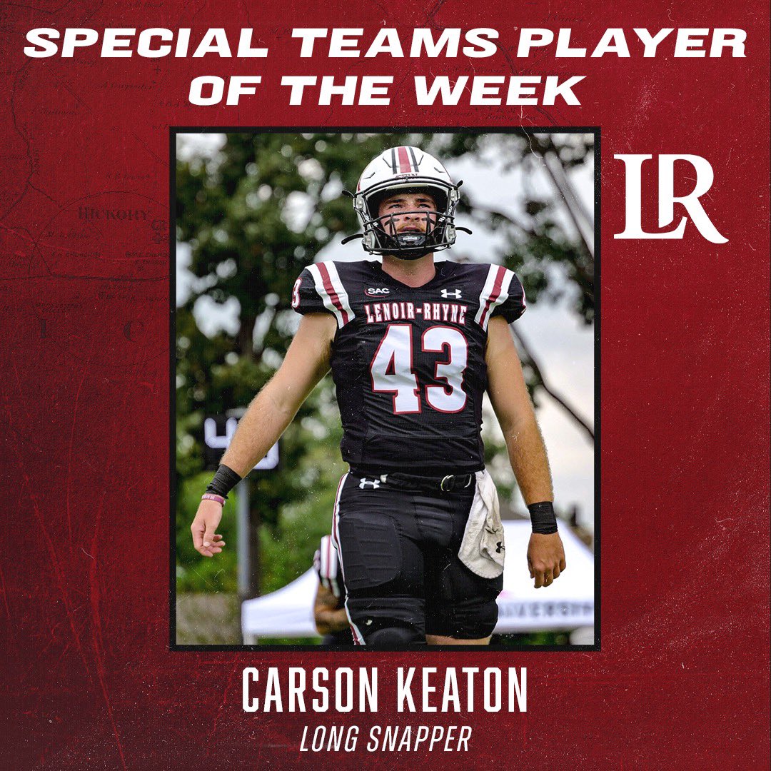 Week 2 Players of the Week sponsored by Gourmet Popcorn 113 🍿

OFF: Aiden Heilmann TE - 3 catches, 8 yards, 1 TD

DEF: Chris Brown DB - Pick Six, Fumble Recovery, 4 tackles

ST: Carson Keaton LS

#BetweentheBricks #W1N 🏈🐻🧱