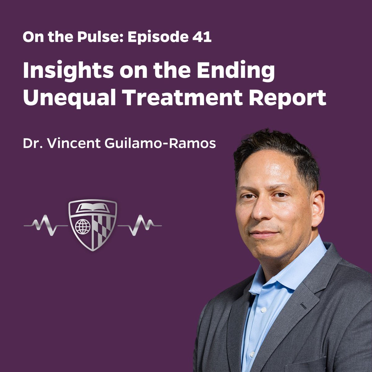 Hopkins Nursing (@jhunursing) on Twitter photo Check out the latest On The Pulse Podcast episode where <a href="/DrVincentRamos/">Vincent Guilamo-Ramos</a> details some of the findings, key points, and what nurses need to know from the recent <a href="/theNASEM/">National Academies</a> Ending Unequal Treatment report.
bit.ly/3ZpV7FT Check out the latest On The Pulse Podcast episode where <a href="/DrVincentRamos/">Vincent Guilamo-Ramos</a> details some of the findings, key points, and what nurses need to know from the recent <a href="/theNASEM/">National Academies</a> Ending Unequal Treatment report.
bit.ly/3ZpV7FT
