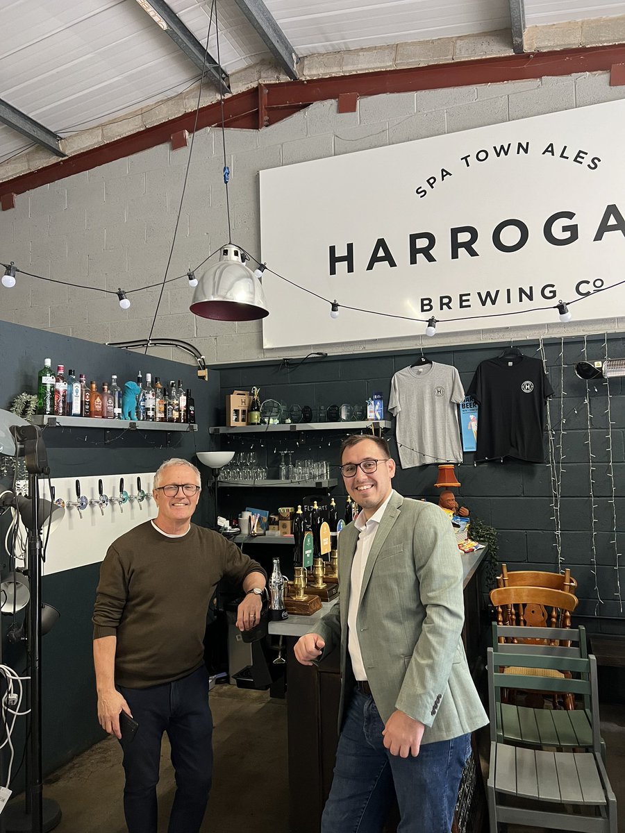 Great to visit Harrogate Brewing Co, one of five fantastic local breweries🍻 

With exports reaching Italy, Sweden, and the Netherlands, they’re truly putting Harrogate on the map 🗺️ 

A good way to celebrate Harrogate Beer Week 2024 and all the brilliant local brewers 👏