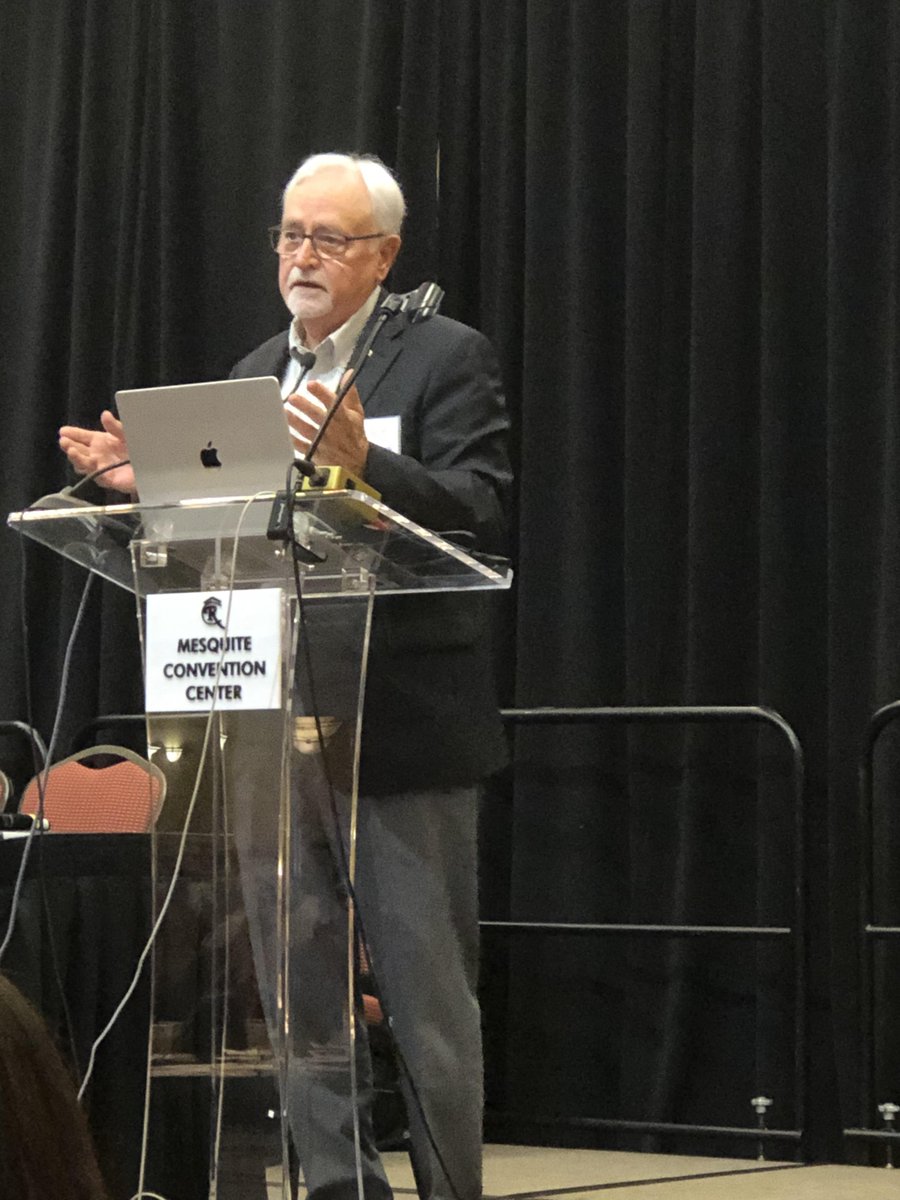 Dr. Frank Campbell giving closing thoughts at #TxSP24. About LOSS teams, "This is work that picks you, you don't pick it." Dr. Campbell says that he didn't know if LOSS teams would work when he first tried it. But it did.
