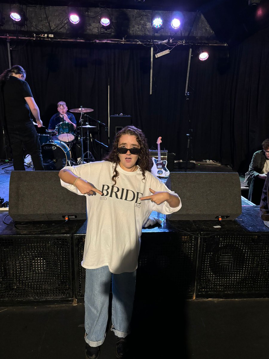 Bride_band's tweet photo. New T-shirt's , New E.P out tonight 

#bandtshirtday @BBC6Music @laurenlaverne https://t.co/FOk3oiKjII