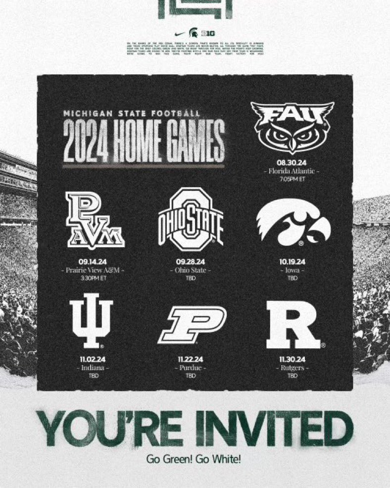 Thank you <a href="/SeanLevyMSU/">Sean Levy</a> for the gameday invite!