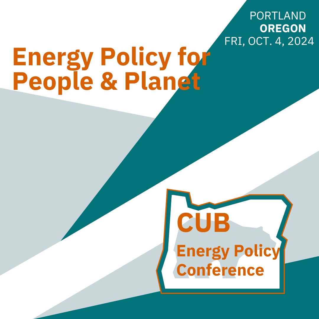 NW Energy Coalition (@nwenergy) on Twitter photo How can we make utilities safe, healthy and beneficial to our planet and work for people who use them? Find out at <a href="/OregonCUB/">CitizensUtilityBoard</a>’s Energy Policy Conference on Oct. 4. Register:  oregoncub.org/conference How can we make utilities safe, healthy and beneficial to our planet and work for people who use them? Find out at <a href="/OregonCUB/">CitizensUtilityBoard</a>’s Energy Policy Conference on Oct. 4. Register:  oregoncub.org/conference