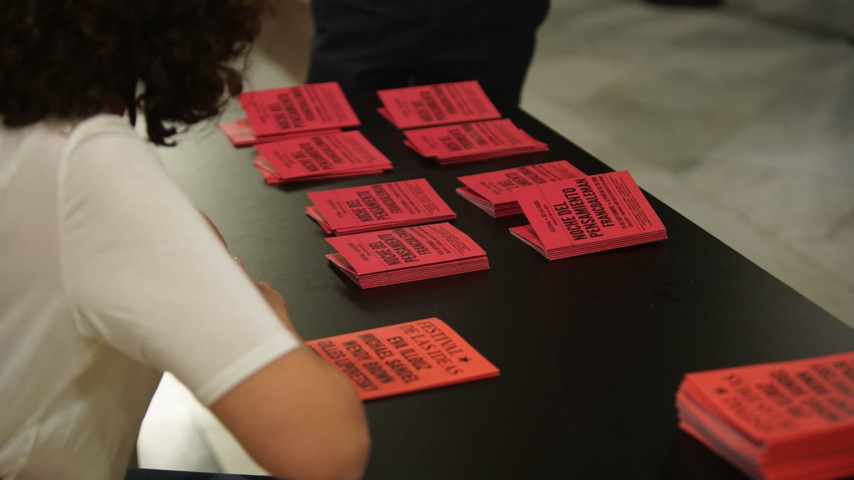 festdelasideas's tweet image. ¡Da comienzo en el Círculo de Bellas Artes la Noche Francoalemana del #FDI24!

Nos preparamos para una velada única en la que nos sumergiremos en un diálogo intelectual y cultural entre Francia y Alemania a través del pensamiento crítico, la filosofía y la cultura europea.