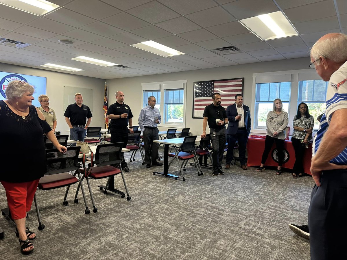 Liberty Township (@liberty_twp) on Twitter photo Thank you <a href="/ltfd320/">Liberty Township / Powell Fire Department</a> for hosting this mornings Coffee with <a href="/PowellChamberC/">Chamber of Commerce</a> ☕️🍩
Great conversation AND a tour of the fire station! 🚒
*Keep the conversation going tonight by attending the first of two community meetings at Township Hall, 7-8pm.
#libertytownshipohio #community Thank you <a href="/ltfd320/">Liberty Township / Powell Fire Department</a> for hosting this mornings Coffee with <a href="/PowellChamberC/">Chamber of Commerce</a> ☕️🍩
Great conversation AND a tour of the fire station! 🚒
*Keep the conversation going tonight by attending the first of two community meetings at Township Hall, 7-8pm.
#libertytownshipohio #community