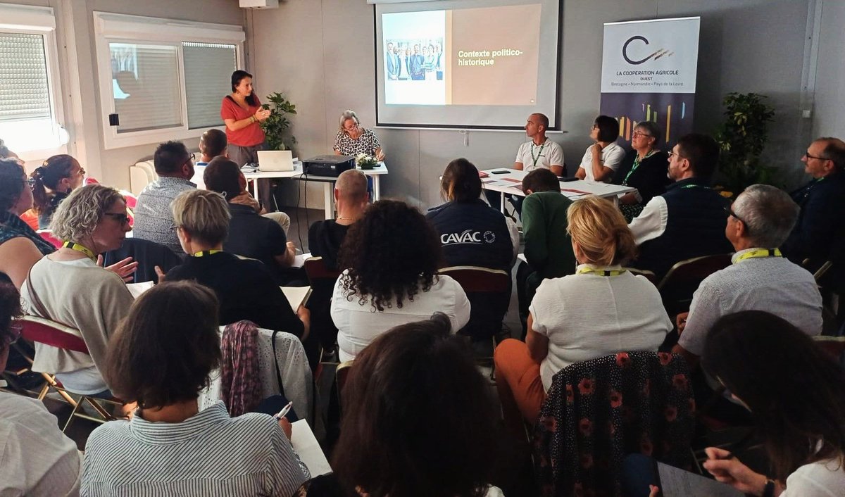 🔥<a href="/lacoopagricole/">La Coopération Agricole</a> en action pour parler mixité et féminisation des conseils d'administration 🧑‍🌾
Quelle énergie !
Direct <a href="/SPACERennes/">SPACE</a>
#DevAgriLCA