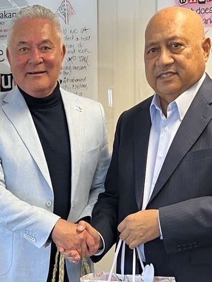 Great meeting with John Tamihere CEO of Waipareira Trust and his team. Very impressed with what they are doing for their people in rural and urban areas. Have invited them to visit Fiji.