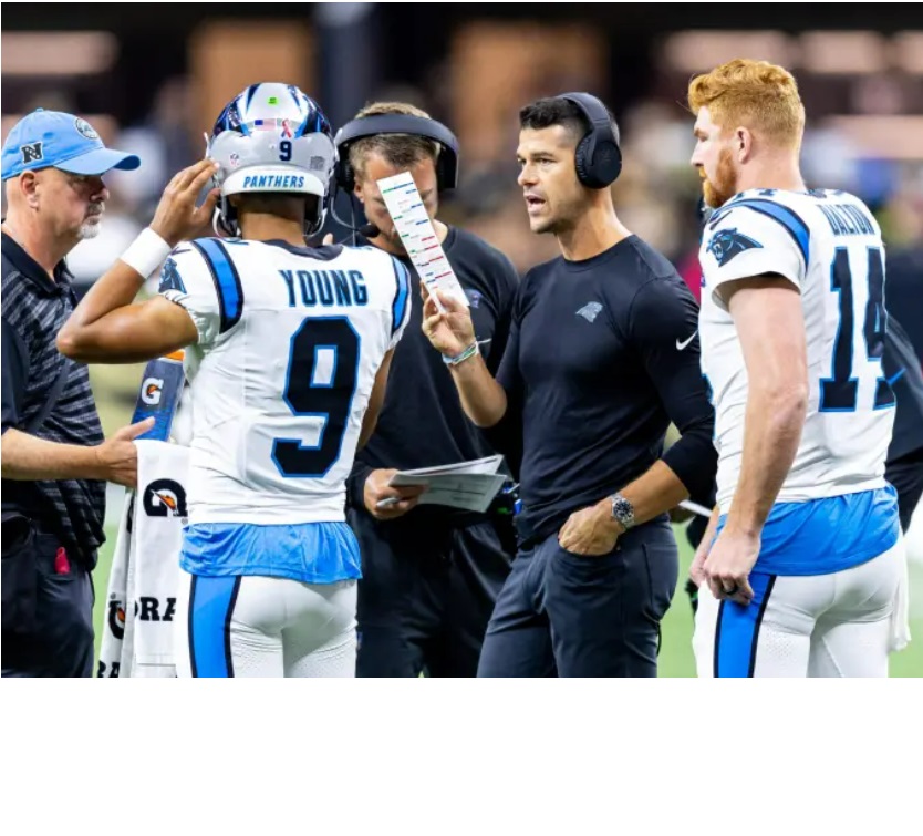 hanigoyal's tweet image. Panthers at 20/1 to go 0-17? Brutal start, but NFL parity should save them. Canales' bold QB move could spark turnaround. Still, shocking odds reflect dire situation. Can Carolina avoid infamy? #NFLOdds #PanthersProblem #WinlessWatch #NFL #Panthers