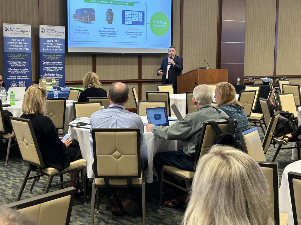 AlabamaAFP's tweet image. We just ended our final morning session with Chris Ruscetti, SVP of Treasury Solutions at @PNCBank learning about innovations in payment initiation and reconciliation!