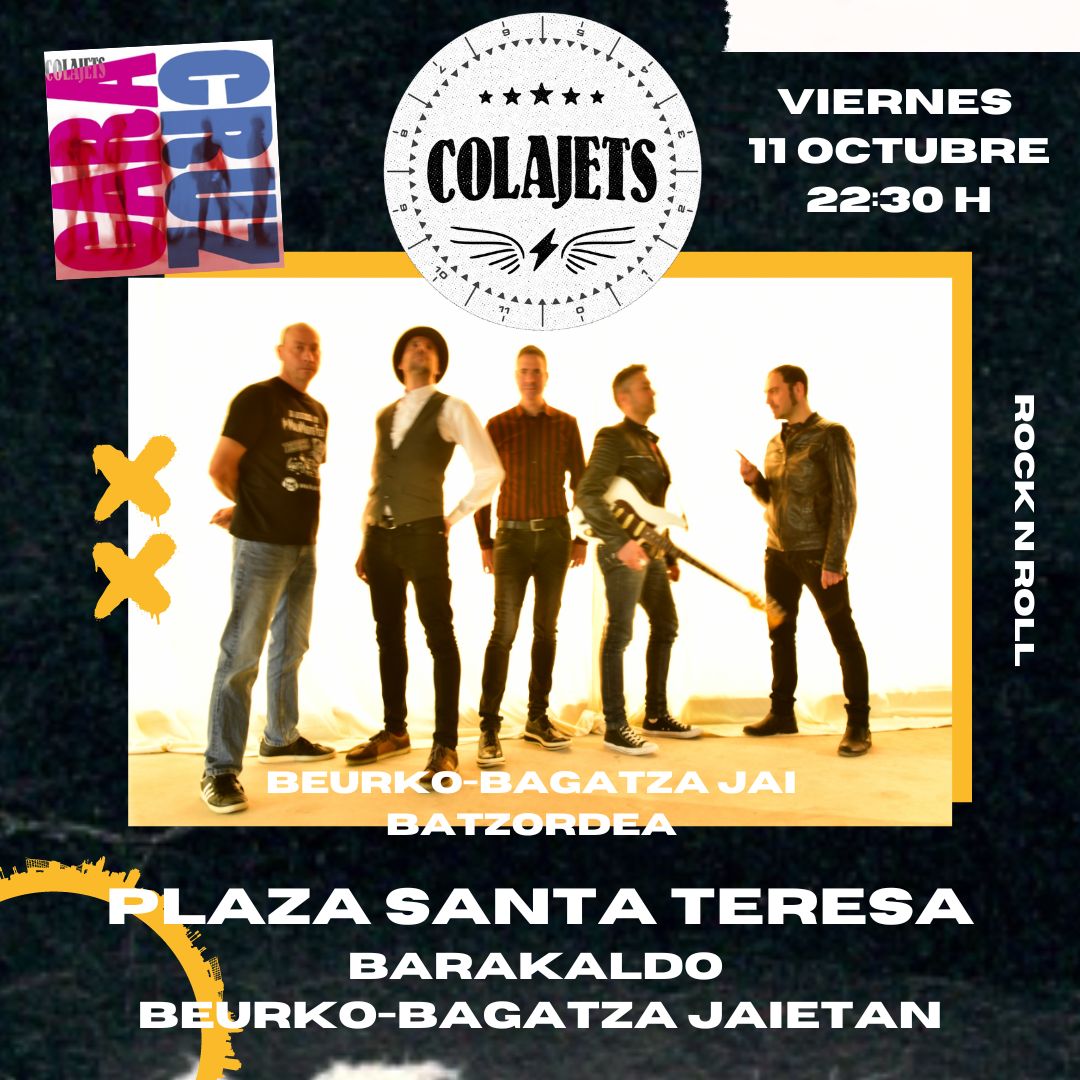 Colajets's tweet image. Siguiente ronda!!!
Seguimos con el aniversario de la salida de Cara o Cruz!
Viernes 11 de octubre en Barakaldo!!