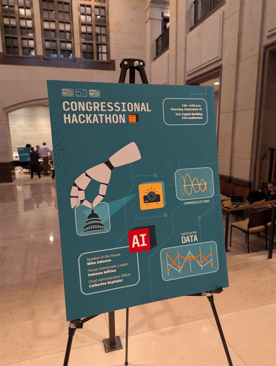 Tim Lordan (@tlordan) on Twitter photo I am at the #CongressionalHackathon in the U.S. Capitol with Speaker Johnson and Leader Jeffries. It's #NationalAppChallengeDay as well. Four former <a href="/CongressionalAC/">Congressional App Challenge</a> winners are presenting to Congress their hacks. I am at the #CongressionalHackathon in the U.S. Capitol with Speaker Johnson and Leader Jeffries. It's #NationalAppChallengeDay as well. Four former <a href="/CongressionalAC/">Congressional App Challenge</a> winners are presenting to Congress their hacks.