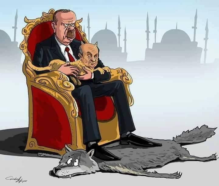 Kim çizdi bilmiyorum... 

Devlet Bahçeli ile ülkücülüğün geldiği son durum şu karikatürden ibaret.