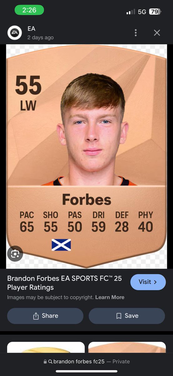 My boy is in the new fifa he's amazing soo proud Brandon Forbes remember the name 👏👏👏