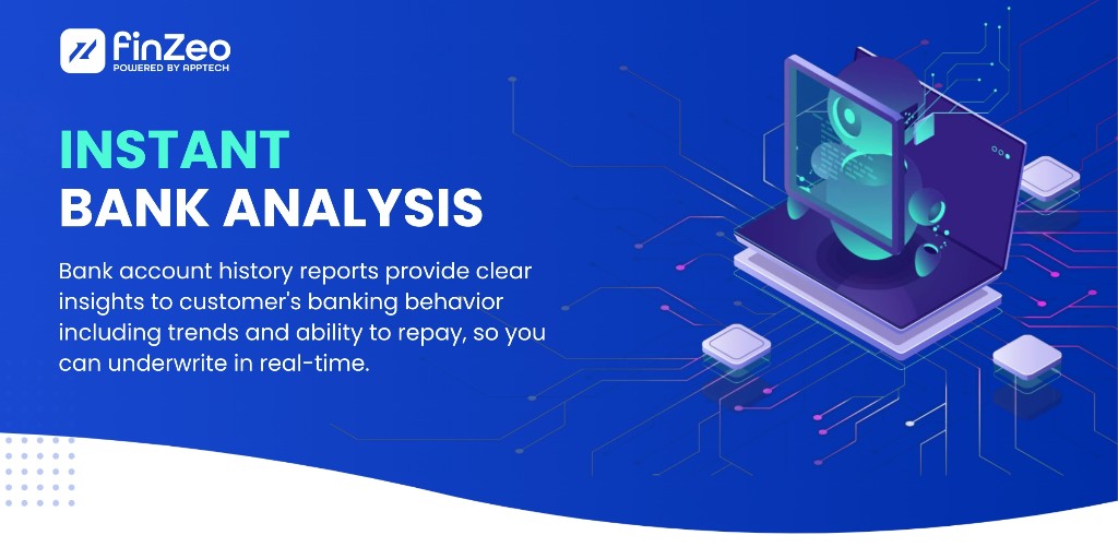 Streamline the underwriting process with @FinZeo’s Instant Bank Analysis, which provides real-time insights into customer banking behavior. Powered by @AppTech, instantly verify assets, balances and more. finzeo.com/instant-bank-a… #Fintech